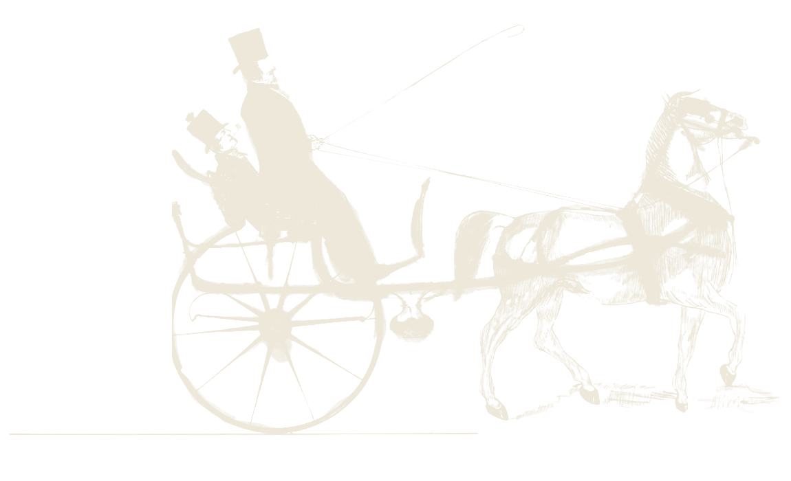 19th-century coachmaker's drawing of a horse-drawn carriage